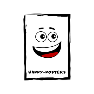 Happy-Posters Logo mit Schriftzug