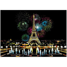 Lade das Bild in den Galerie-Viewer, Pariser Feuerwerk Kratzbild
