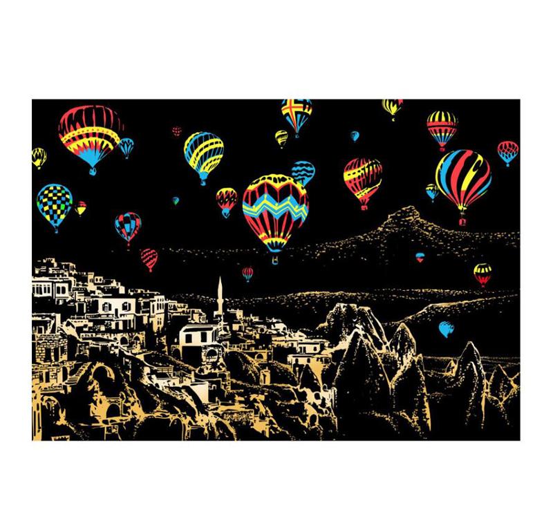 „Ballons“ Kratzbild