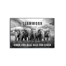 Lade das Bild in den Galerie-Viewer, Happy-Posters: Motivationsposter Teamwork „ELEFANTEN“
