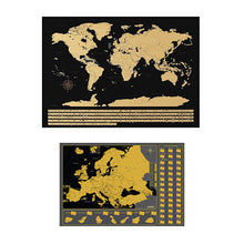 Lade das Bild in den Galerie-Viewer, NIMAXI Weltkarte und Europakarte zum Rubbeln 
